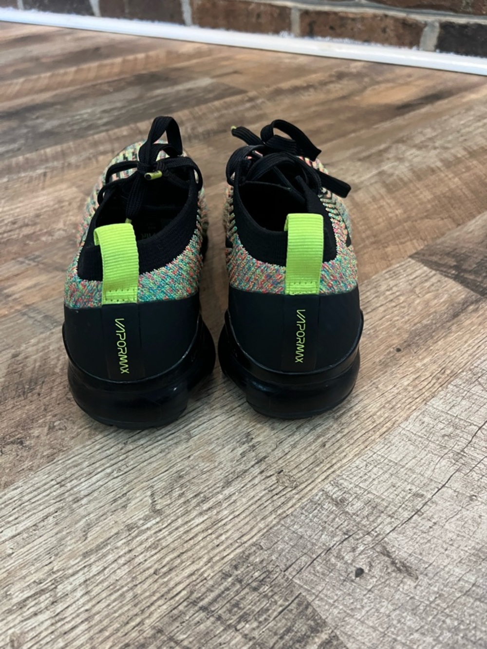 Nike Women’s VaporMax Flyknit Multi-Color Athletic Shoes - Picture 6 of 11